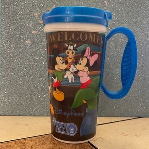 Disney Parks Resort mug/cup blue plastic